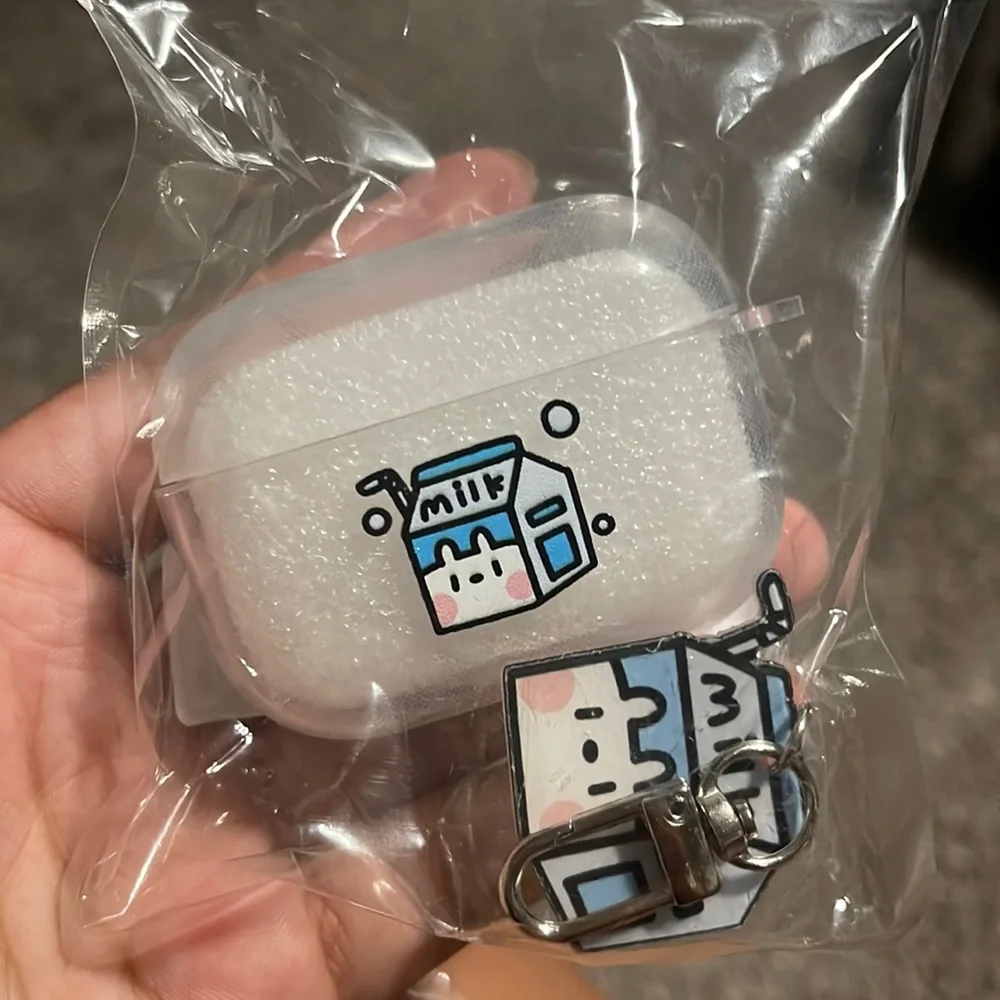 Air pod pro case kawaii with keychain